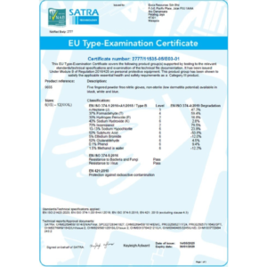 Excia disposable nitrile glove 9655